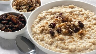 porridge di latte per la gotta